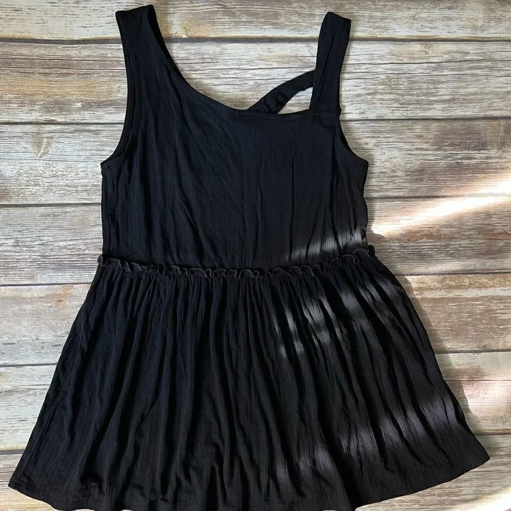 Black babydoll tank  